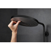 Hansgrohe Pulsify S Puro Ensemble de douche de tête thermostatique pluie - 26cm - douche de tête ronde - douchette à main sur barre - noir mat SW1151838