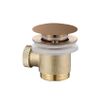 Wiesbaden Caral clickwaste afvoerplug vrijstaand bad 1 1/2" geborsteld brons koper PVD SW1159460