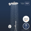 GROHE QuickFix Precision SmartControl inbouw douchesysteem met Vitalio SmartActive 310 hoofddouche chroom SW1120180