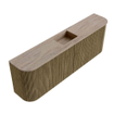 Mondiaz JOYA-DLUX 123.2cm toiletmeubel - ronding links en rechts kleur Dusk - Wastafel FAYE positie Midden Zonder kraangat kleur Saba. SW1426114