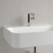 Villeroy & Boch Finion lavabo - 1 trou de robinet 60x47cm - ceramic+ sans trop-plein blanc SW106468