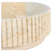 Differnz Ribba waskom - 40x40x14cm - marmer - beige SW1566361