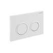 Geberit Kappa21 plaque de commande frontale commande par tablette pour réservoir UP 200 blanc chrome brillant blanc 0700221