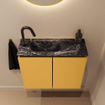 MONDIAZ TURE-DLUX Meuble WC 60cm Ocher. Lavabo EDEN Lava position gauche. Avec 1 trou de robinetterie. SW1103913
