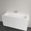 Villeroy & Boch Finion Lavabo à poser sur meuble - 1200 x 500 x 160 mm - Blanc Alpin CeramicPlus - avec trop-plein dissimulé - non poli SW106538