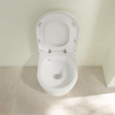 Villeroy & Boch Avento Pack WC 37x31.5cm - direchtflush - à fond creux - avec réservoir encastrable - plaque de commande noir mat - Stone White CeramicPlus SW956270