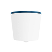 MONDIAZ LAVIE wandclosetpack - 36x53cm - diepspoel - rimless - Talc (offwhite) - softclose - quick-release - toiletzitting - Jeans (blauw) SW1208644