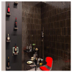 Ceralto Pavero Urban Carreau mural - 6x24cm - 10.0mm - Nero SW498011