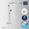 GROHE Vitalio joy colonne de douche avec douche de tête 26cm chrome SW568371