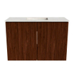 Mondiaz JOYA-DLUX 60cm toiletmeubel - kleur Ruby - Wastafel FAYE positie Midden 1 kraangat kleur Ostra. SW1423754