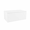 MONDIAZ ALAN MODULE SMALL Meuble sous-lavabo - 70x41x30cm - 1 tiroir - push to open - MDF - Talc mat SW645835