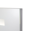 Saniclass Spiegel - 100x70cm - verlichting - aluminium SW278181