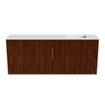 Mondiaz JOYA 100cm meuble de salle de bains - couleur Ruby - Vasque FAYE position Droite 1 trou de robinet couleur Talc. SW1421746