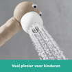 Hansgrohe Jocolino Handdouche - voor kinderen - leeuw - 2jet - creme SW651138