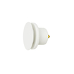 Zeza bad afvoerplug compleet - met bovenzijde - mat wit SW1416178