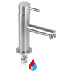 Differnz robinet d'eau froide/chaude droit chro avec mat SW705404