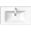 Duravit D-Neo lavabo 80x48x16.5cm 1 trou de robinet rectangulaire Céramique Blanc SW640432