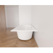 Zeza Oval Ligbad - 190x90cm - acryl - duo - glans wit SW1015080