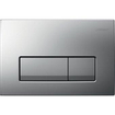 Plaque de commande Geberit Delta50 - chasse d'eau à 2 boutons - boutons rectangulaires - chrome mat SW765568