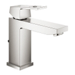 GROHE Eurocube mitigeur de lavabo économique en eau m-size avec tirette SuperSteel SW444121
