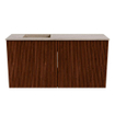 Mondiaz JOYA-DLUX 80cm toiletmeubel - kleur Ruby - Wastafel FAYE positie Links 1 kraangat kleur Saba. SW1425592