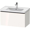 Duravit D-neo Meuble sous vasque 78.4x45.2x44cm 1 tiroir Blanc haute brillance SW640684