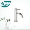 FugaFlow Eccelente Sobrado Badkamer Slim Wastafelkraan - 17.3cm - opbouw - RVS geborsteld PVD SW1123286