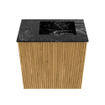Mondiaz JOYA-DLUX 40cm toiletmeubel - kleur Oak - Wastafel FAYE positie Rechts 1 kraangat kleur Lava. SW1422052