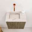 Mondiaz JOYA-DLUX Meuble de toilette 40cm - couleur Dusk - Lavabo FAYE position Gauche Sans trou de robinet couleur Nata SW1425881