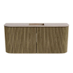 Mondiaz JOYA-DLUX 93.2cm toiletmeubel - ronding links en rechts kleur Dusk - Wastafel FAYE positie Midden Zonder kraangat kleur Saba. SW1426101