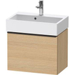 Duravit D-neo Meuble sous vasque 58.4x37.2x44cm 1 tiroir Chêne naturel mat SW640668