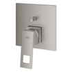 GROHE Eurocube partie apparente pour robinet de baignoire encastré avec inverseur supersteel SW523669