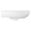 Grohe Euro Weramic Wastafel - vrijhangend - 55x44cm - met kraangat - met overloop - exclusief wandbevestiging - alpine wit SW1234879