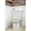 Plieger Plus Pack toilettes rehaussé avec réservoir céramique dualflush (+8cm) total 48cm universel Blanc 4970160