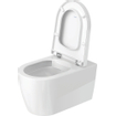 Duravit Me by Starck Ensemble WC – réservoir encastré avec mécanisme de chasse UP320 – abattant à fermeture ralentie (soft-close) – plaque de commande en métal laiton – boutons ronds – laiton brossé doré SW1574321