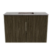 Mondiaz JOYA-DLUX Meuble de toilette 60cm - couleur Shadow - Lavabo FAYE position Milieu 1 trou de robinet couleur Oza SW1425033