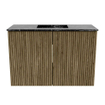 Mondiaz JOYA-DLUX 60cm toiletmeubel - kleur Dusk - Wastafel FAYE positie Midden Zonder kraangat kleur Lava. SW1423209