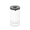 Brabantia Panier à linge 60litres avec couvercle en matière synthétique Dark Grey et sachet amovible White SW767542