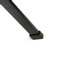Saniclass Bellini inloopdouche 120x200cm helder veiligheidsglas mat zwarte lijst rondom met anti kalk TWEEDEKANS OUT7437