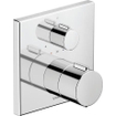 Duravit Thermostatarmaturen Afbouwdeel - inbouw bad/douchekraan - thermostatisch - 1 uitgang - 15x15cm - glans chroom SW962489