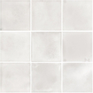 The mosaic factory kasba carreau de mosaïque 9,7x9,7x0,65cm carreaux de sol et de mur pour intérieur et extérieur carré porcelaine blanc mat SW798758