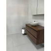 Terravito Melora wandtegel - 60x120cm - gerectificeerd - Betonlook - White decor mat (wit) SW1119842