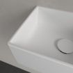 Villeroy & Boch Memento 2.0 lave-mains dessous rectifié 40x26cm - sans trop-plein 1 trou de robinet ceramic+ stone white SW358484
