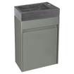 Differnz Hura Lave-mains - 40x22x11cm - pierre calcaire - gris SW1236898