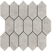 SAMPLE Ceralto Tesselo Uno Mozaïektegel 30x30cm 10mm gerectificeerd porcellanato Cenere SW1170715