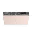 MONDIAZ TURE-DLUX meuble de toilettes 100 cm Rosee. Lavabo EDEN Lava position droite. Sans trou de robinet. SW1104012