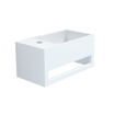 Meilleur Design Mona Gauche lave-mains incl. porte-serviettes Just Solid 33x18x16cm SW280106