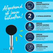 GROHE Vitalio QuickFix Handdoucheset - Ø11cm - 2 straalsoort - 8.0/min - met houder - met slang - 175cm - chroom SW1028245