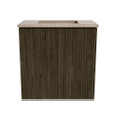 Mondiaz JOYA-DLUX Meuble de toilettes 40 cm - couleur Shadow - Lavabo FAYE position Milieu Sans trou de robinet couleur Arena. SW1424800