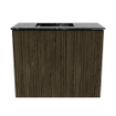 Mondiaz JOYA-DLUX 50cm toiletmeubel - kleur Shadow - Wastafel FAYE positie Links Zonder kraangat kleur Lava. SW1422794